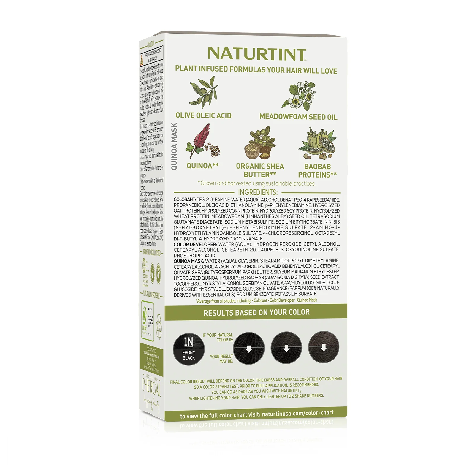 Naturtint Permanent Hair Color 1N Ebony Black (Packaging may vary) - Image 7