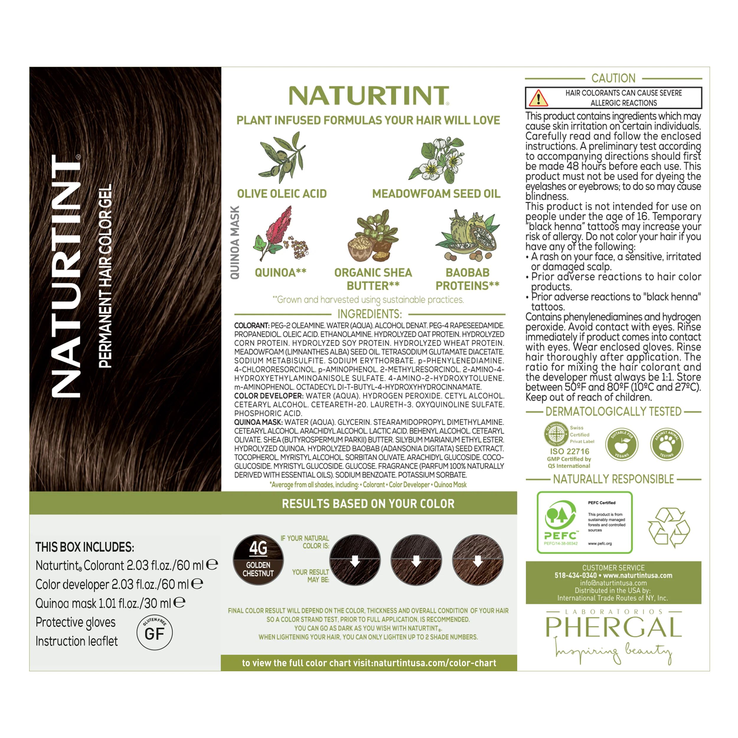 Naturtint Permanent Hair Color 4G Golden Chestnut (Packaging may vary) - Image 8