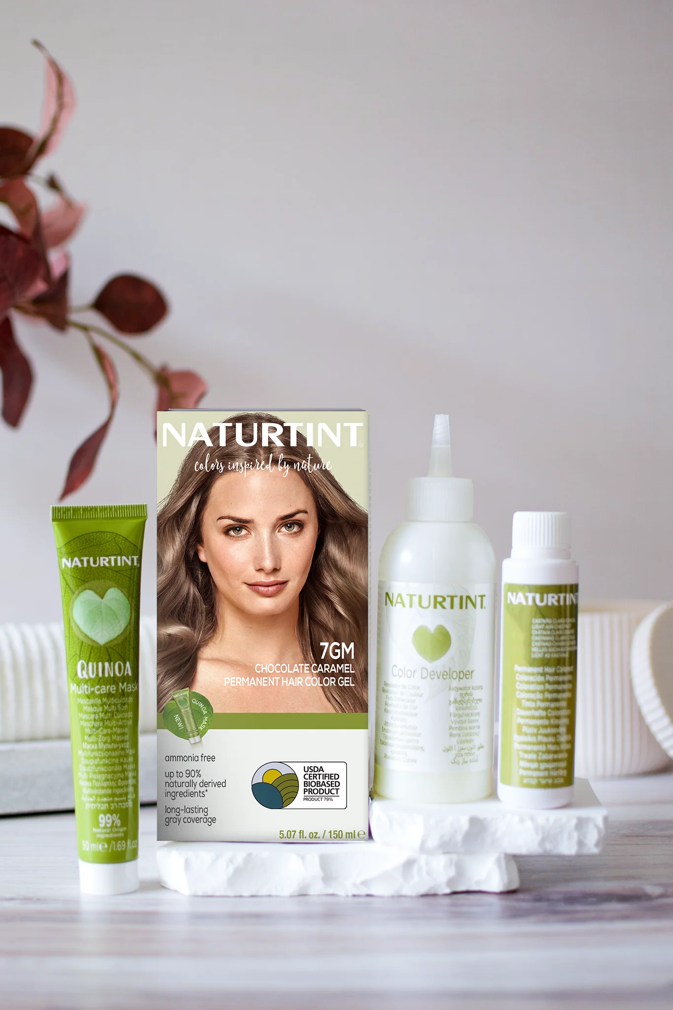 Naturtint Permanent Hair Color 7GM Chocolate Caramel (Packaging may vary) - Image 3