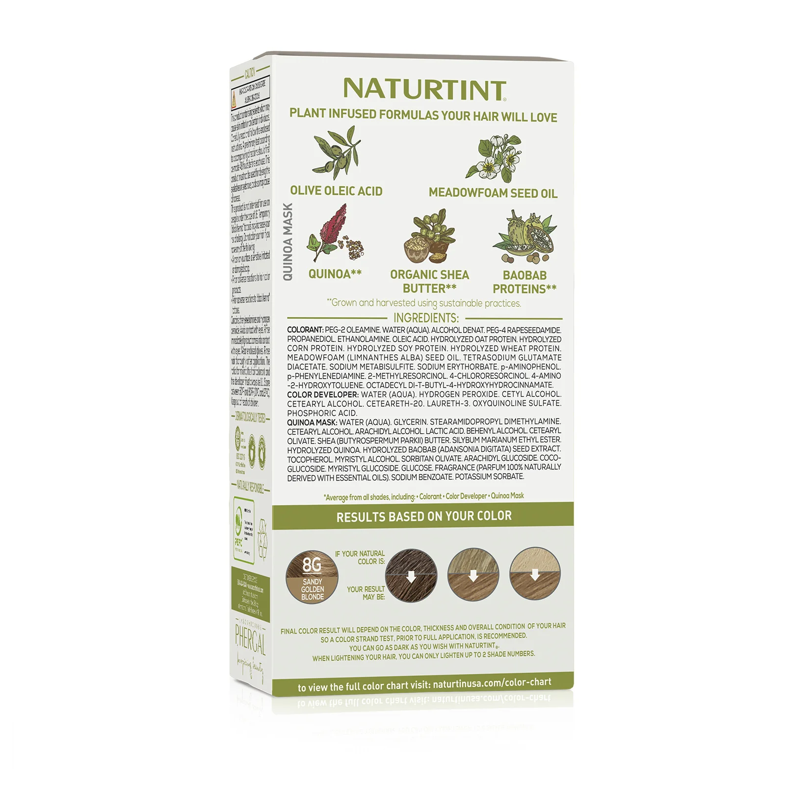Naturtint Permanent Hair Color 8G Sandy Golden Blonde (Packaging may vary) - Image 7