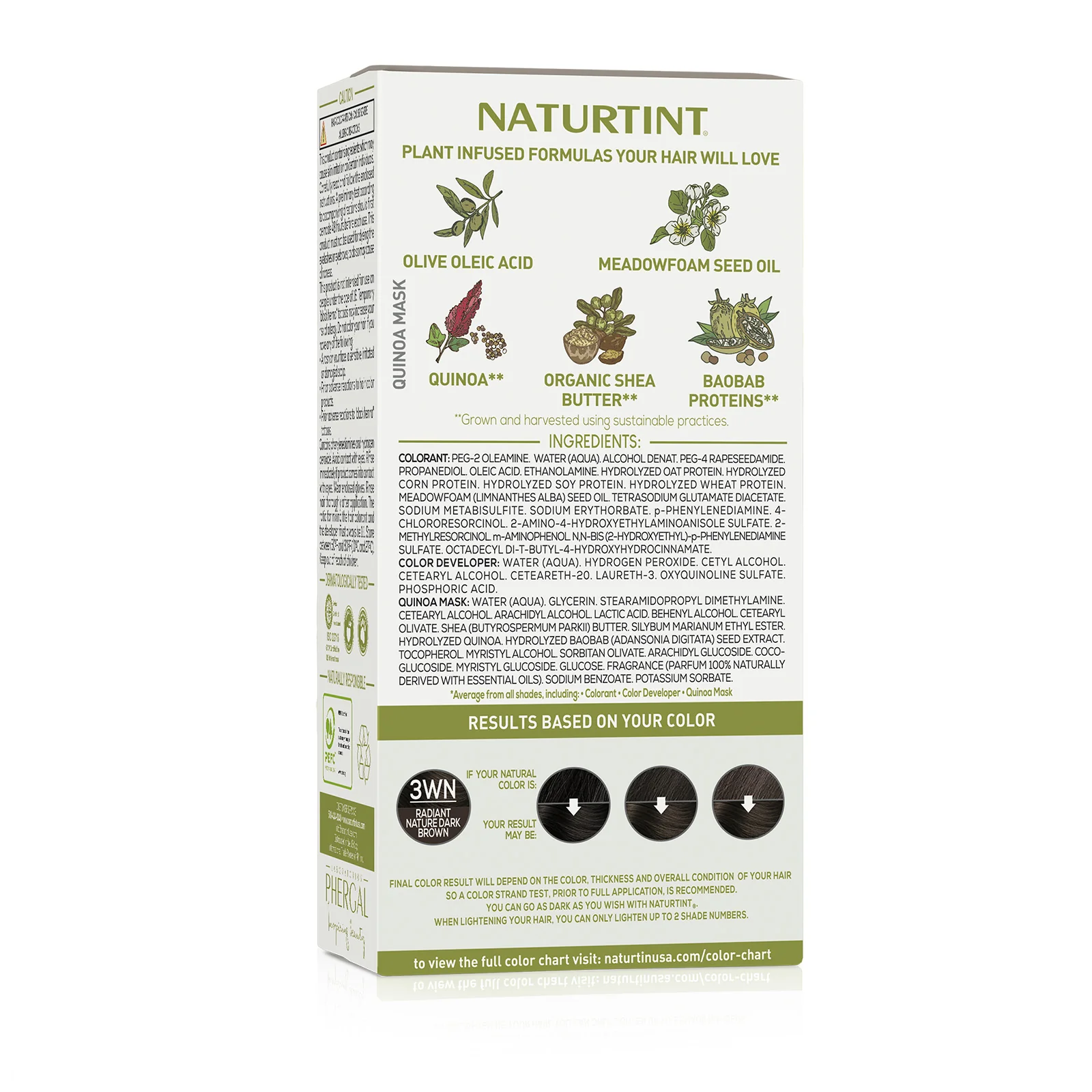 Naturtint Permanent Hair Color 3WN Radiant Nature Dark Brown (Packaging may vary) - Image 6