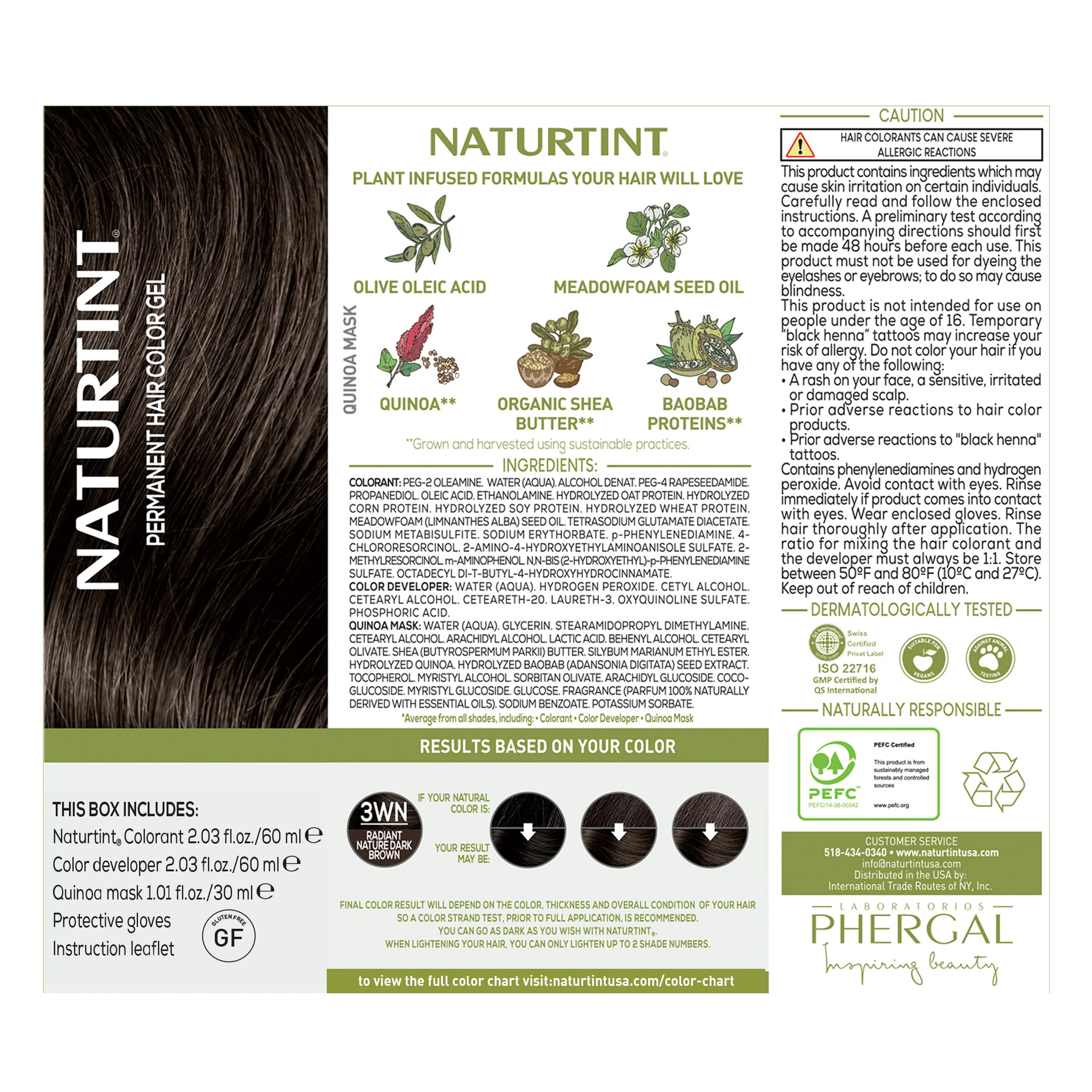 Naturtint Permanent Hair Color 3WN Radiant Nature Dark Brown (Packaging may vary) - Image 7