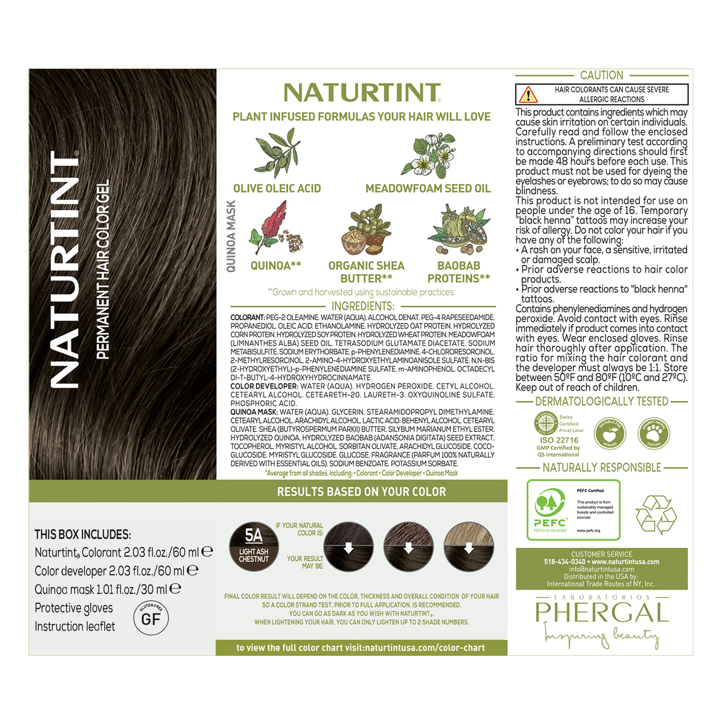 Naturtint Permanent Hair Color 5A Light Ash Chestnut (Packaging may vary) - Image 7